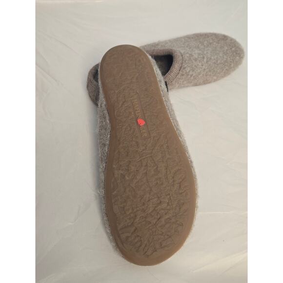 Halflinger Cozy Classic Boiled Wool Slippers Timeless Neutral Lounge Clogs | 7 - Picture 3 of 10